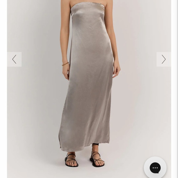 DISSH Dresses Dissh Mia Strapless Satin Dress Poshmark